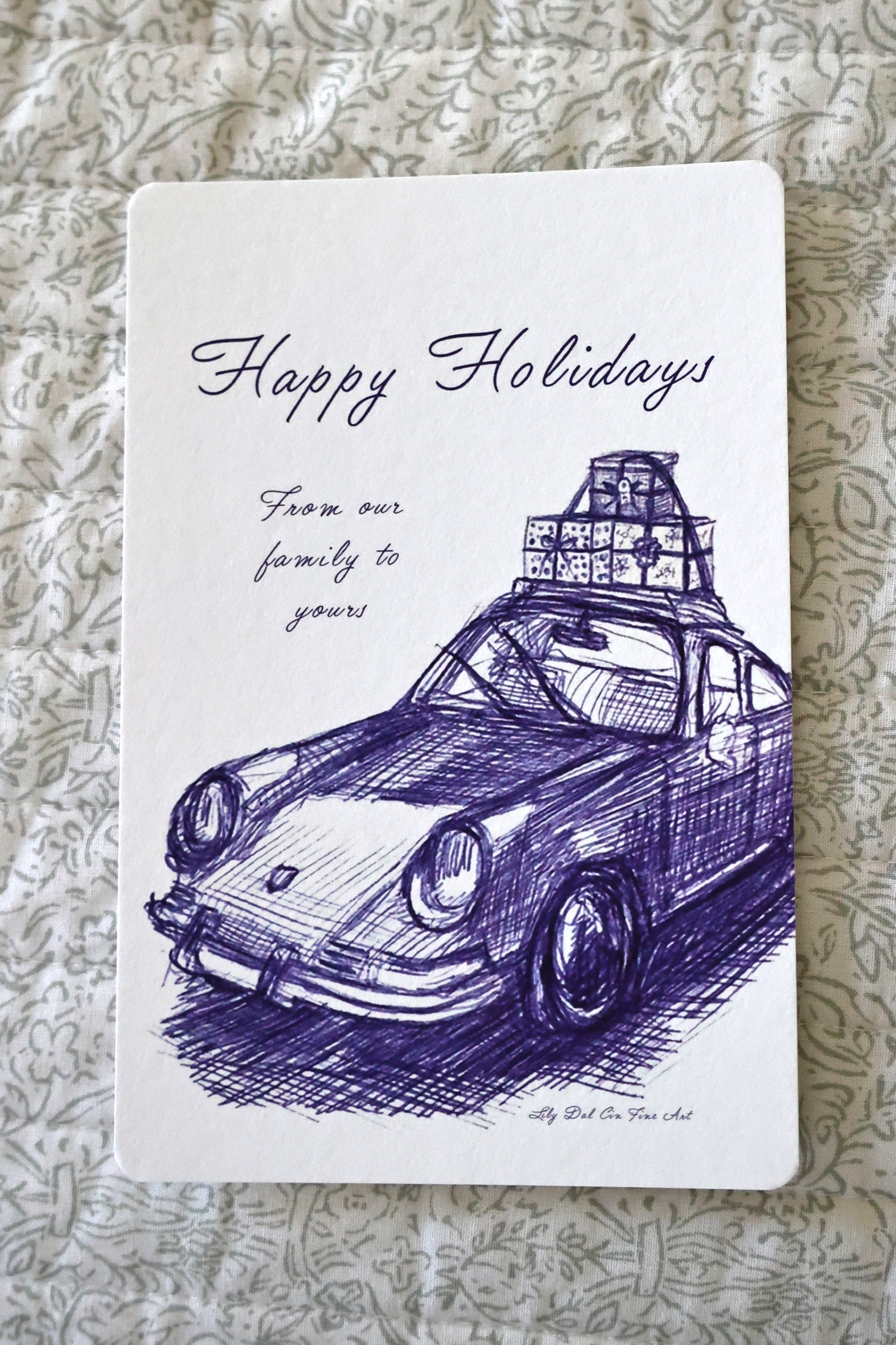 Porsche Holiday Card