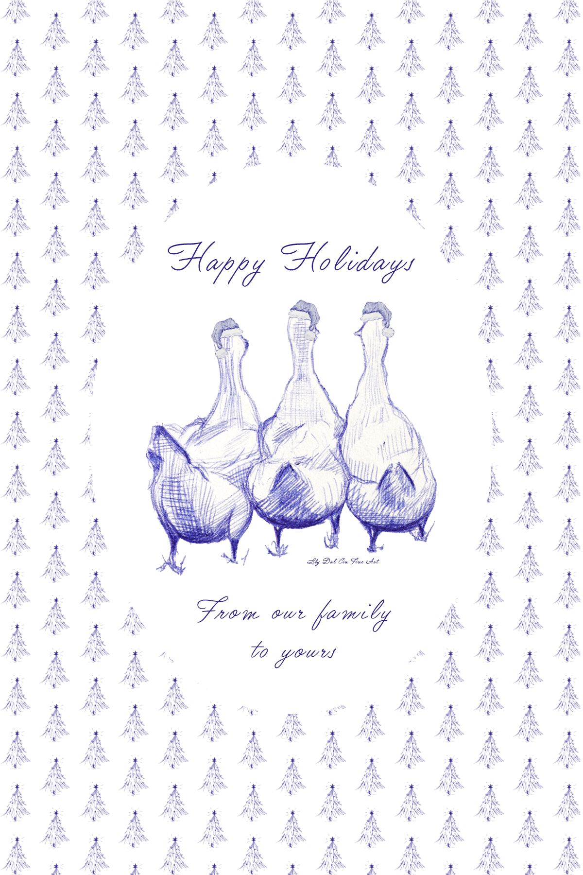 Ducks Holiday Card